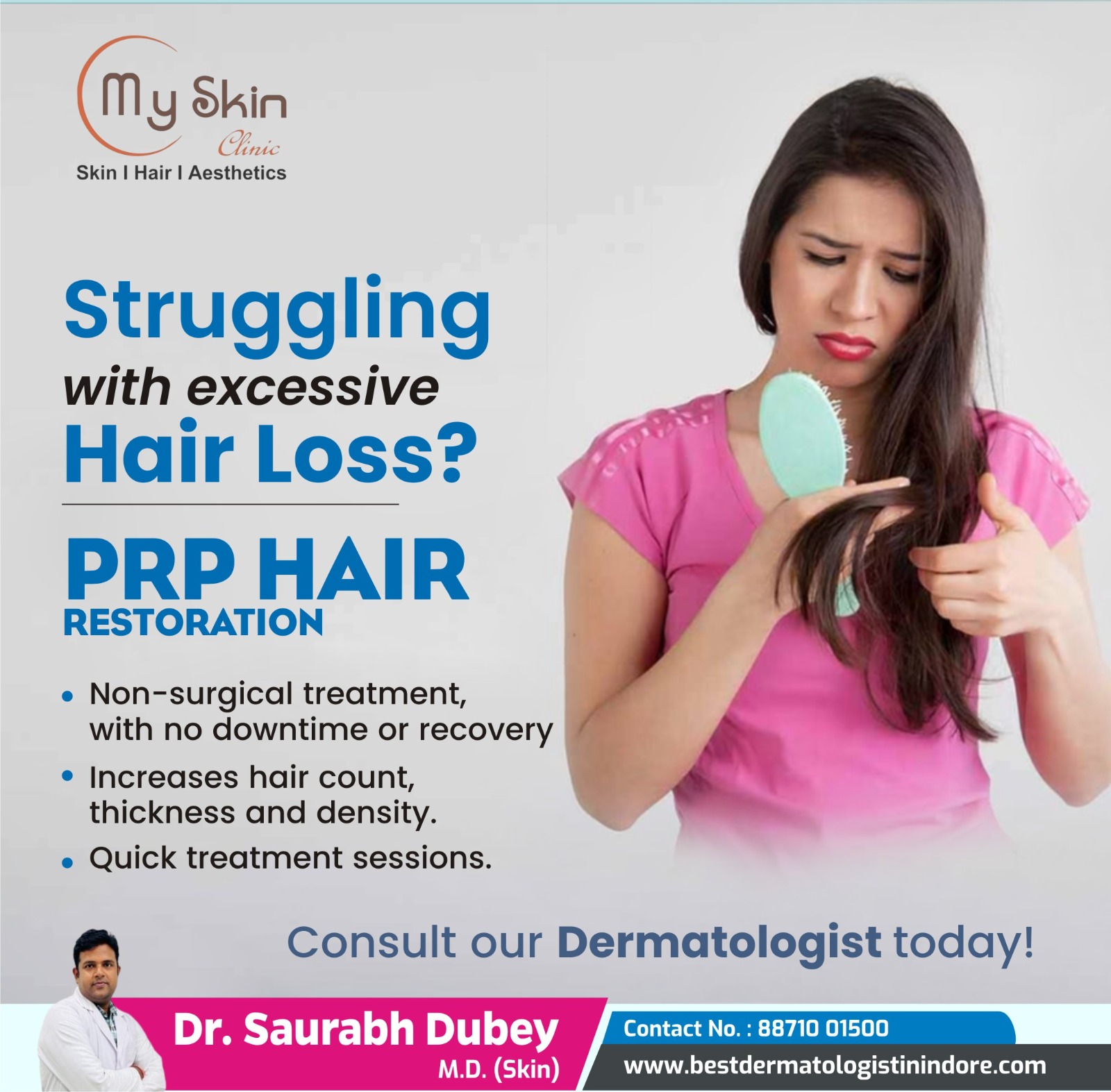 Best Hair Specialist for PRP Treatment in Indore