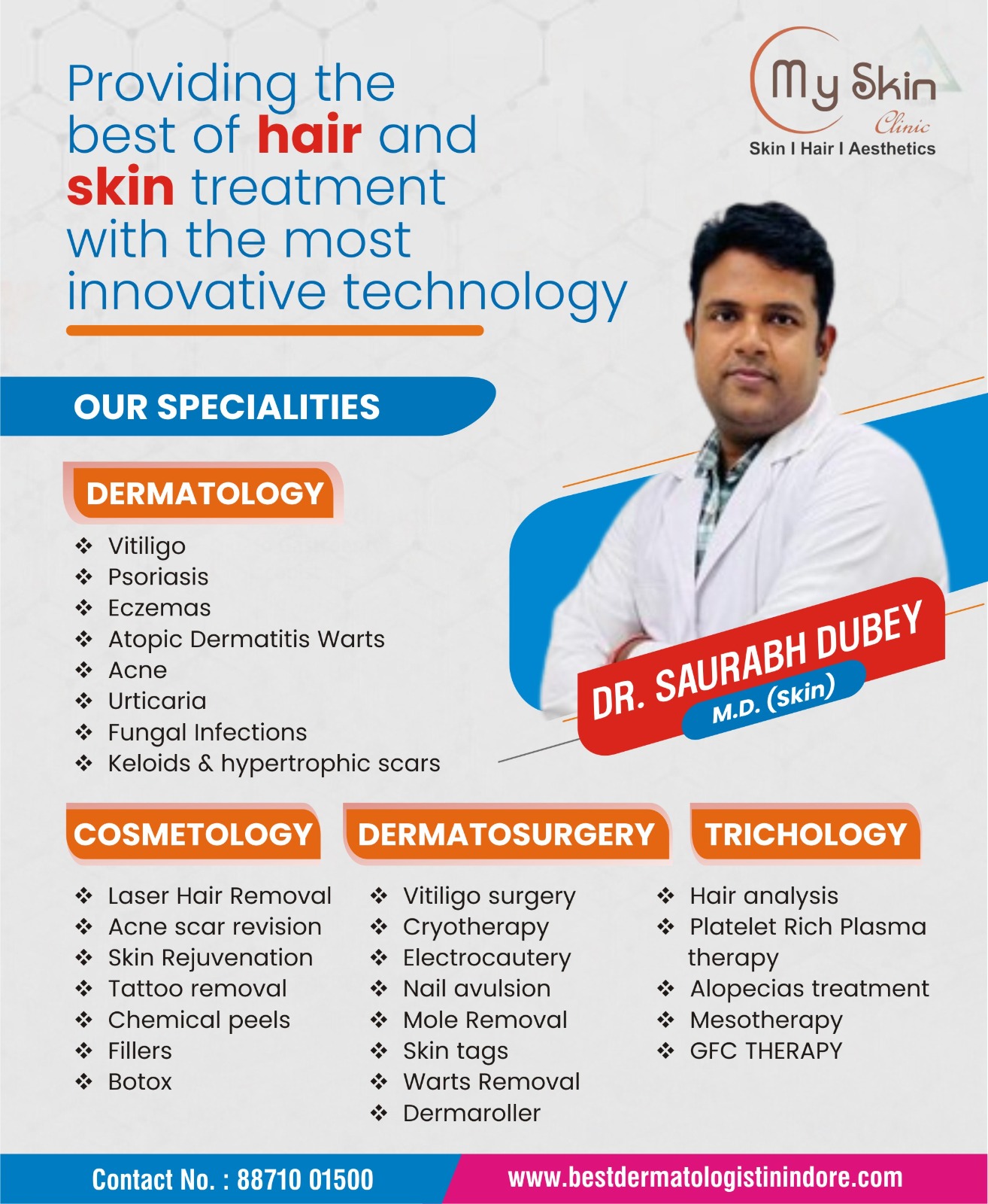 Doctor For Laser Hair Removal Treatment in Indore