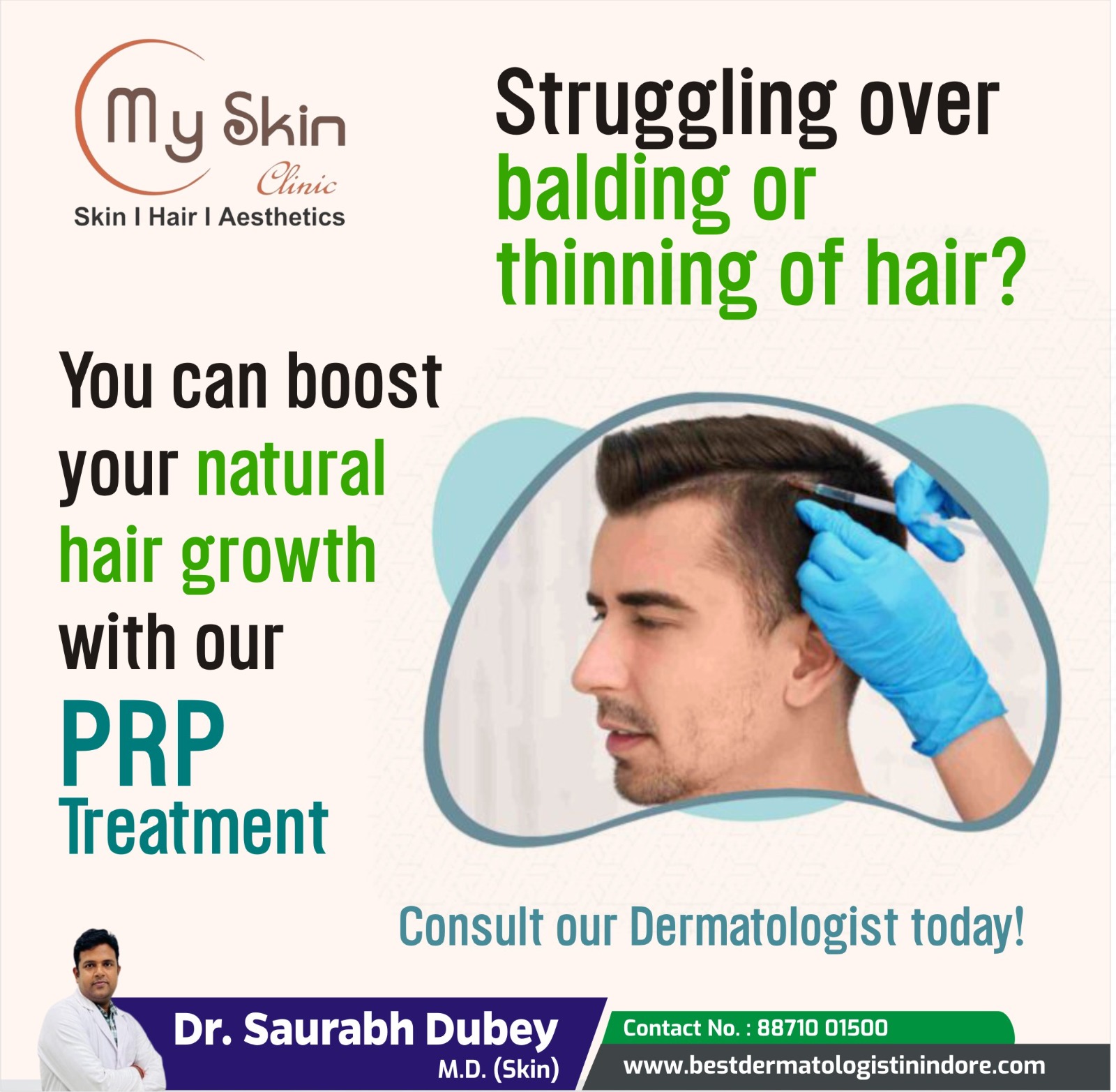 Best Hair Specialist for PRP Treatment in Indore